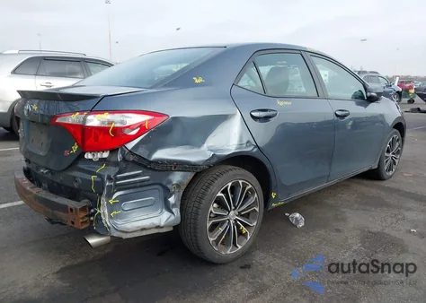 2016 Toyota Corolla S Plus из США, поврежденный, VIN 2T1BURHE3GC511316